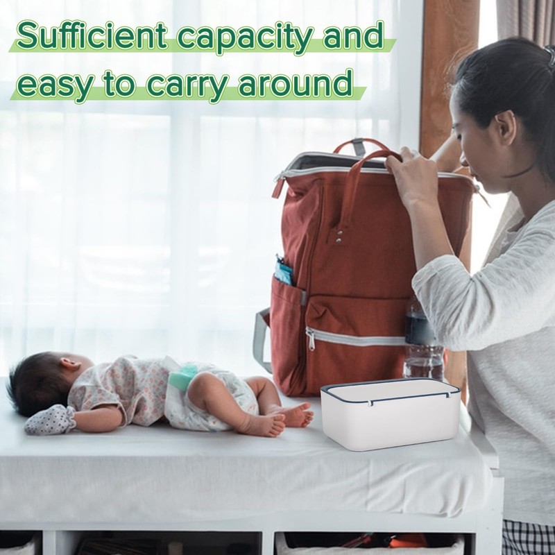 Flenpptly Baby Wipes Dispenser, Wipes Case Baby Wipe Holder Keeps