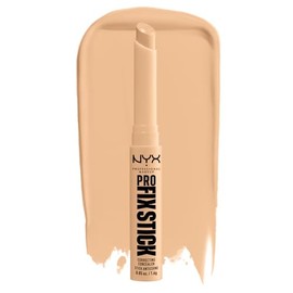 NYX Professional Makeup Pro Fix Stick Corrector en Barra Natural 1.6 g  Acción 3 en 1 corrige, oculta e ilumina. Fórmula vegana con ácido hialurónico 