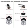 Dishwasher Faucet Adapter with Aerator, Faucet Adapter for Portable Washer,