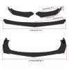 CNPAPC For Toyota Corolla Front Bumper Spoiler Body Kit /Side