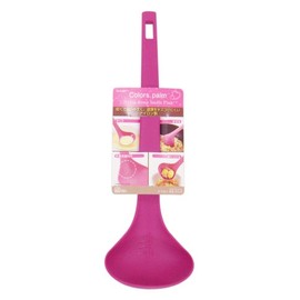 Pearl Metal Colors G-4367 Palm Nylon Ladle, Pink, Made in Japan