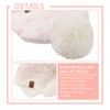 JANGANNSA Knitted Baby Hat Scarf Set Winter Warm Boys Girls