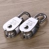 TOPTOMMY M25 Stainless Steel Pulley Climbing Cargo Rope Pulley Pulley