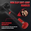 YIYITOOLS 3LB (48oz) Dead Blow Hammer, Heavy Duty One-Piece Forged