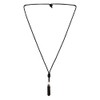 VIE VIE Pencil Pendant, 25-30mm (Black Agate)