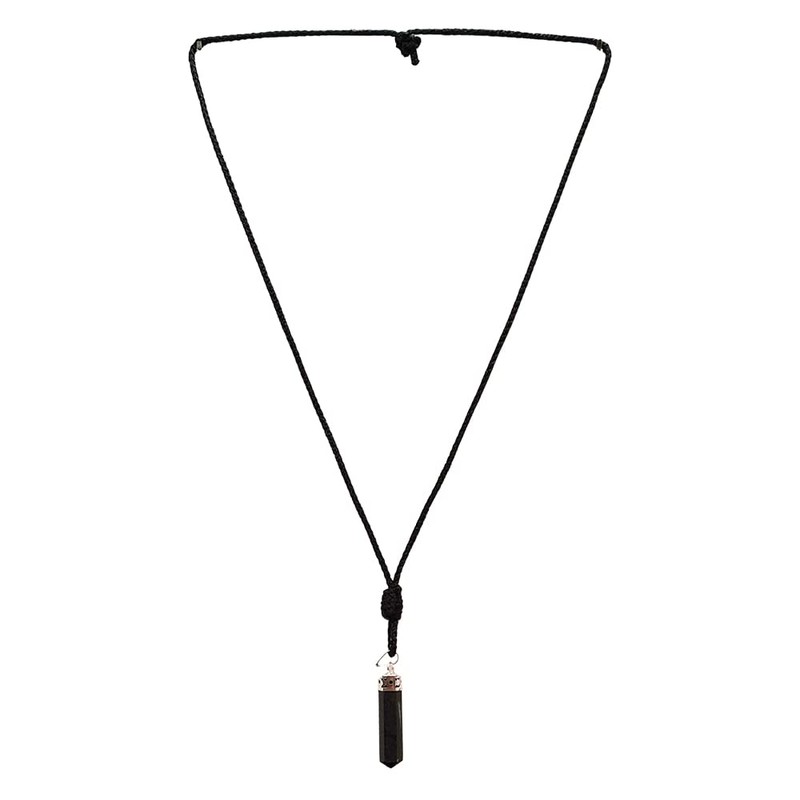 VIE VIE Pencil Pendant, 25-30mm (Black Agate)