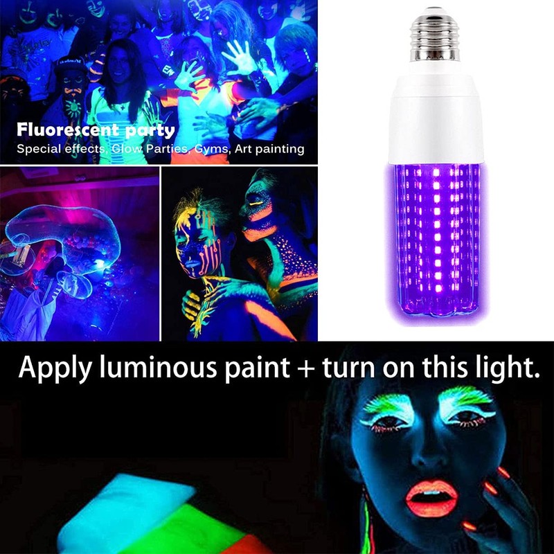 Kapata 15W LED UV Black Light Bulb Energy Saving UV