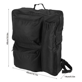 Pbzydu Handy Heavy Duty Wheelchair Hanging Bag Black Wheelchair Bag for Hiker Scooter