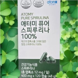Atomy [Half Club] Atomy's latest genuine Pure Spirulina 100 40-day supply + 1 box of free gift / [하프클럽]애터미 최신정품 퓨어 스피루리나 100 40일분 +사은품증정 1박스