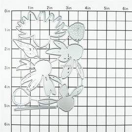 XMZZMX Patchwork Daisy Flowers Metal Cutting Dies for Card Making, Paper Embossing Die Cuts Kit Templates Supplies, Photo Frame Album DIY Scrapbooking Stencils Sets