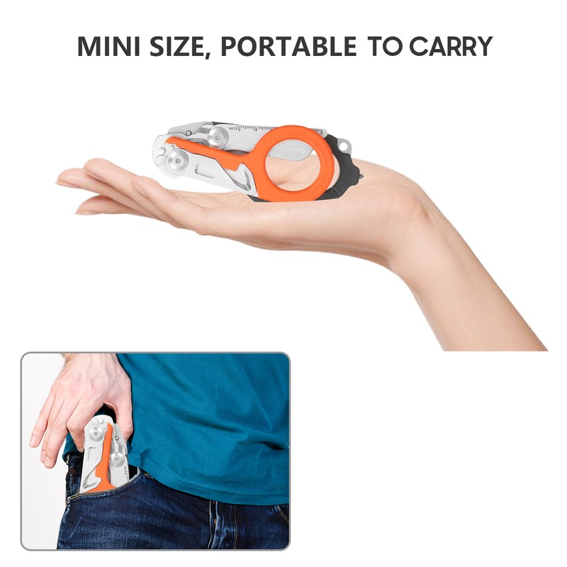 Multitool Scissors Folding 6 in 1 Multifunction Scissors Emergency Response