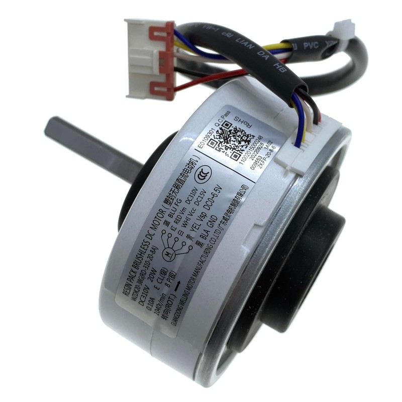 ORIGPARTS Air Conditioner Resin Pack Brushless DC Motor Fan WZDK20-38G(RD-310-20-8A)