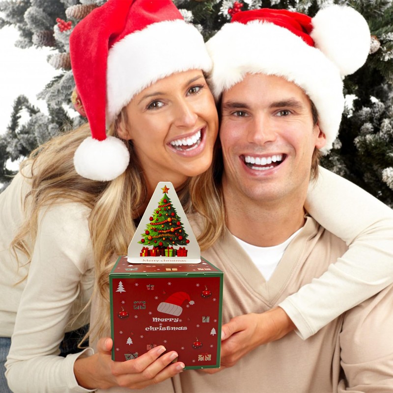 5 Pcs Christmas Money Box Red