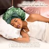 YANIBEST Large Jumbo Satin Hair Bonnets for Sleeping Double Layer