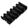 Operitacx 3pcs Shower Door Track Guide Moisture Resistant Floor Stoppers