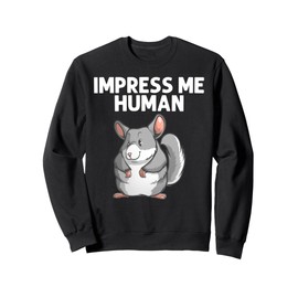 Cool Chinchilla For Men Women Animal Lover Rodent Zookeeper Sweatshirt