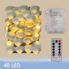 Starryfill Ocean Real Seashell 0.8"(H) 40 LED String Lights 13.85Ft