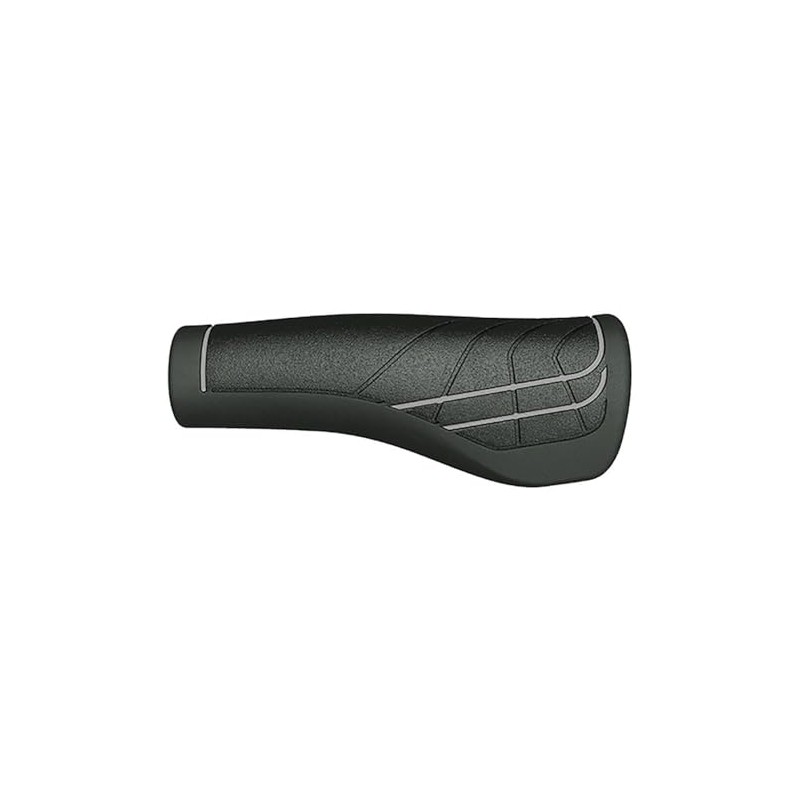 Herrmans Men's Handlebar Grips 2158711205, Black/Grey, 22 mm