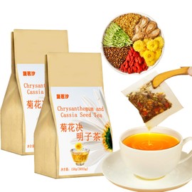 Chrysanthemum Flower Ketsumaishi Tea Bag 10.6 oz (300 g) (5 g x 60 Packs) Firefighter Kiyoko Chrysanthemum Blossom, Kimeko, Burdock, Wolfberry, Honeysuckle, Rhinoceros Mixed Herbal Tea Health Tea Cure