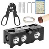 11-in-1 multifunctional cue repair kit,tip shaper,cutter,pricker,cleaner,billiards supply,portable maintenance tool for