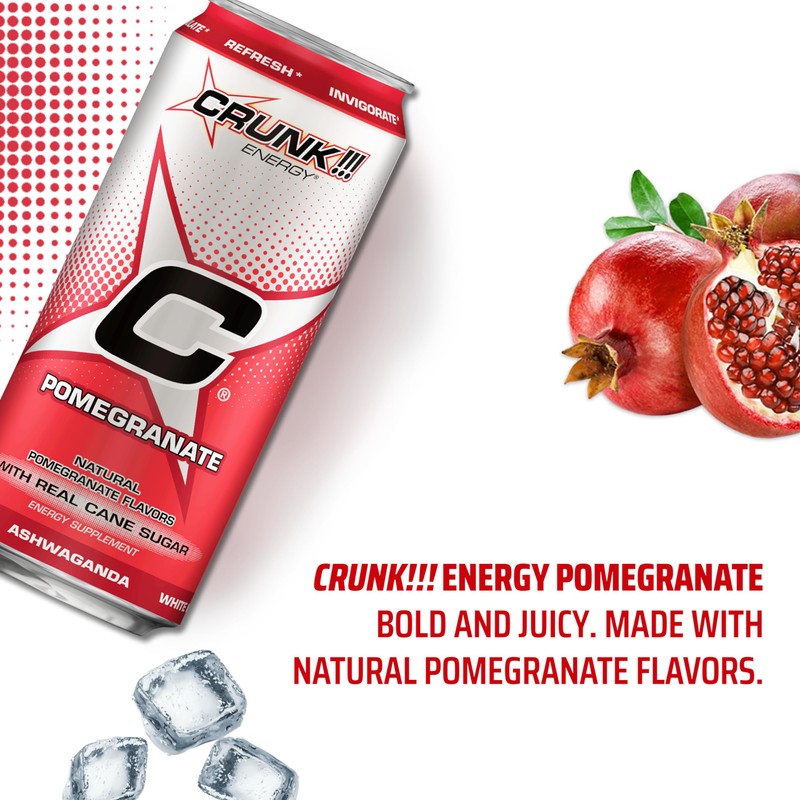 CRUNK!!! Energy Pomegranate 16oz 24pack