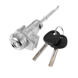 A ABSOPRO 1 Set Front Door Lock Cylinder Set Kit with 2 Keys for Hyundai Sonata 2015-2019 1.6L 2.0L 2.4L Left Driver Side Door Lock Set Tumbler with Key 81970-C1A00 LH Metal Item Replacement