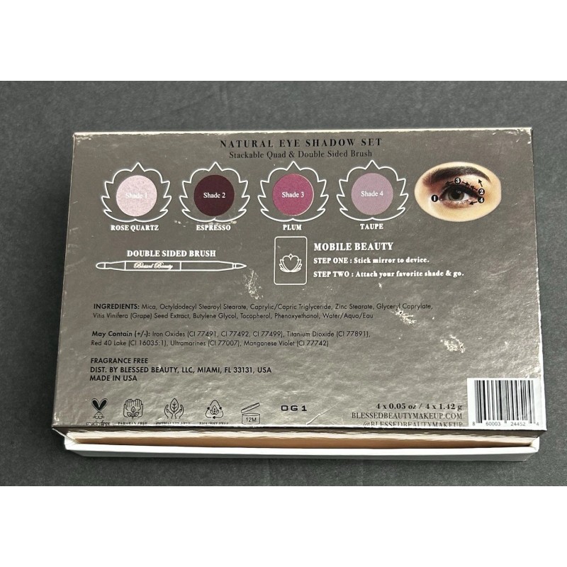 Blessed Beauty Natural Lip Cream & Natural Eye Shadow Set