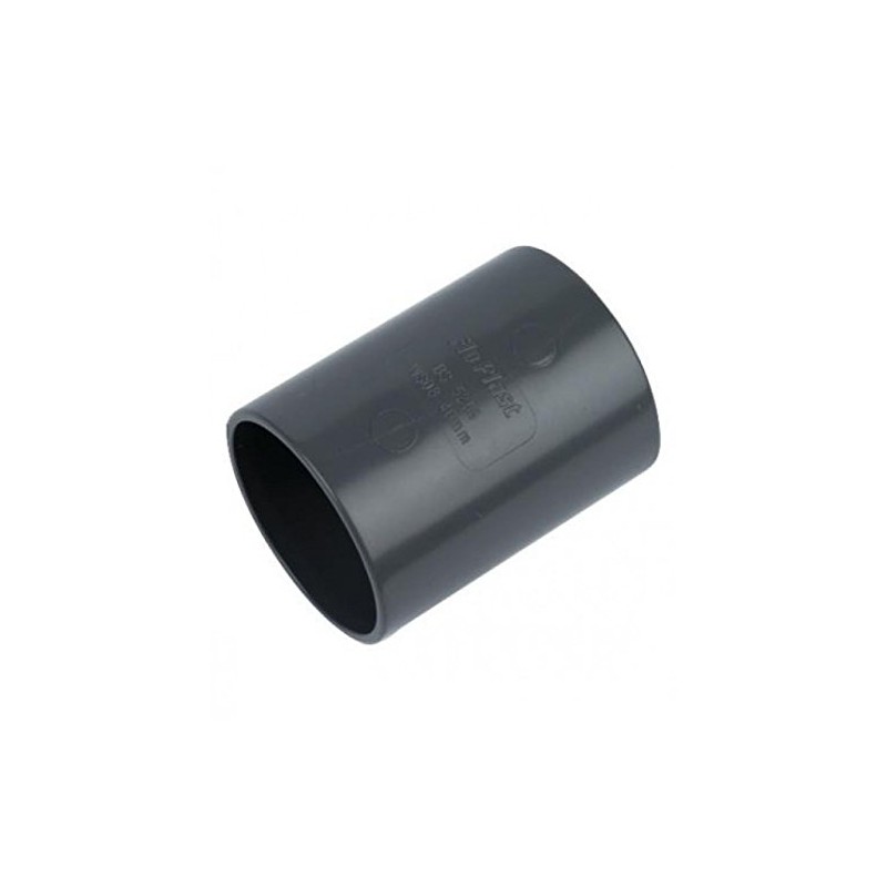 FLOPLAST Solvent Grey 40mm (43mm) Waste Coupling