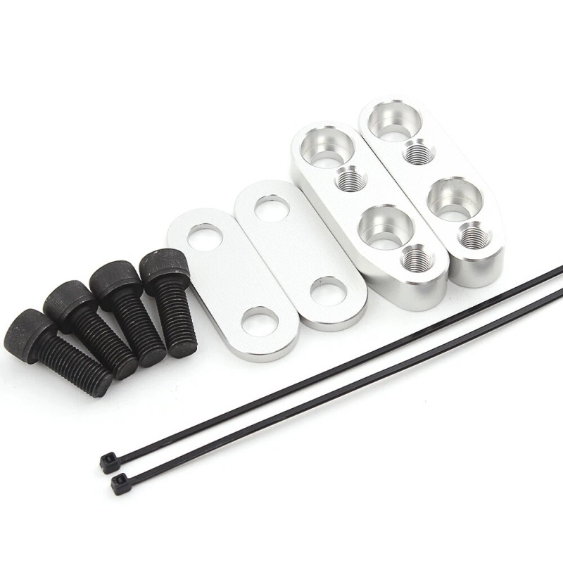 Trichtu Mount Motorcycle Silver Handlebar Risers Adapter For Honda GoldWing
