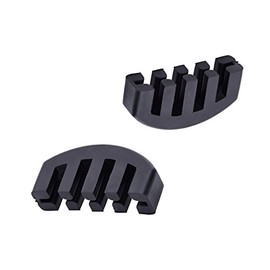 ADM 2-Pack Heavy Rubber Violin Practice Mute, For 4/4-1/2 Size Violin