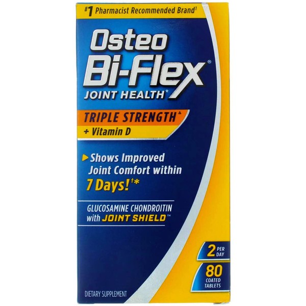 Osteo Bi-Flex Triple Strength w/Vitamin D (80 Coated Tablets)