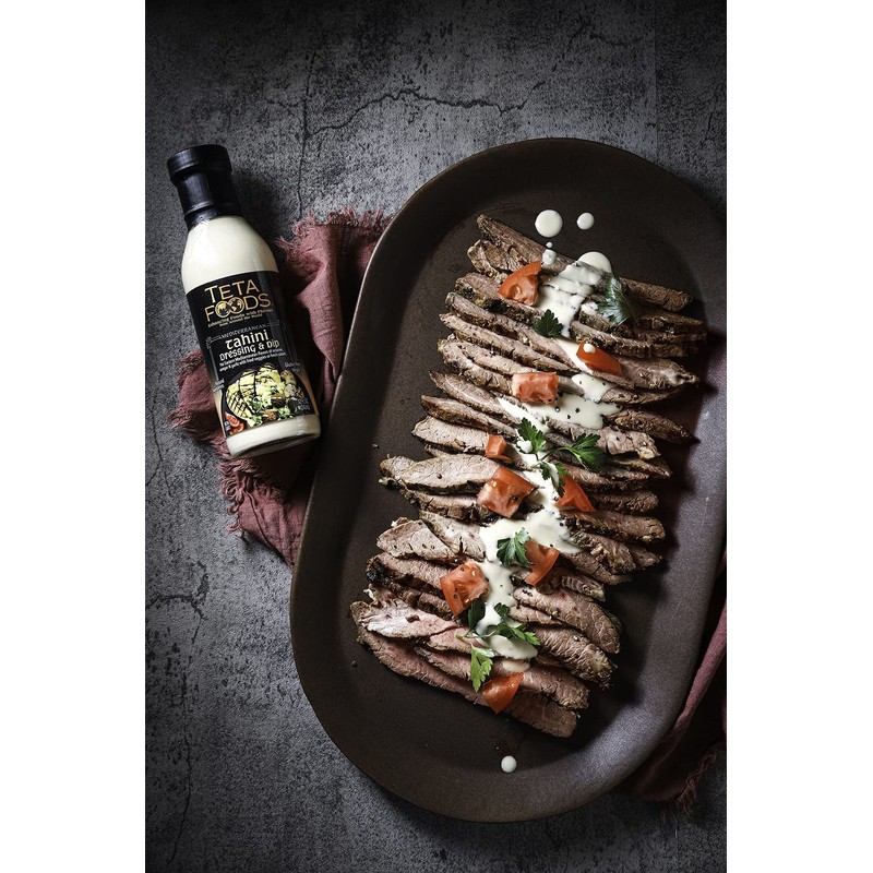 Teta Foods Middle Eastern Dressings and Marinades (2 Tahini, 1