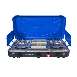 Stansport 2-Burner Propane Stove with Grill (212-600-50)