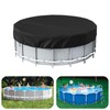 LC LICTOP Round Cover for 10Ft Pool, 210D Polyester Solar