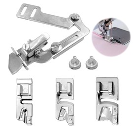 Pack of 4 Sewing Machine Accessories, Sewing Accessories, Sewing Machine Accessories, Sewing Machine Hem Press Foot, Stainless Steel Sewing Machine Accessories for Types of Multifunctional Household