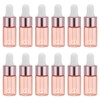 PATIKIL 3ml Glass Dropper Bottle, 12Pcs Leakproof Essential Oils Sample