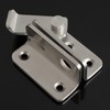 SAYAYO EMS3006R-LS Stainless Steel Door Latch Small Lockable with Padlock