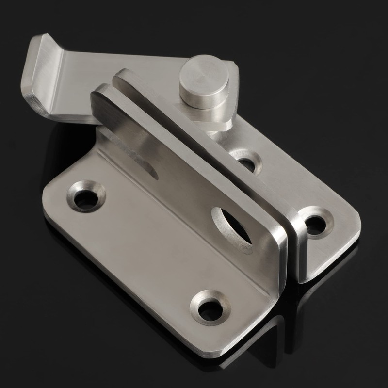 SAYAYO EMS3006R-LS Stainless Steel Door Latch Small Lockable with Padlock