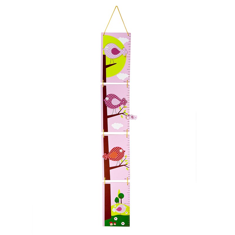 Height Growth Chart for Kids Baby Nursery or Bedroom (Pink