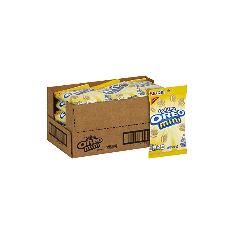 Oreo Nabisco Golden Mini Sandwich Cookies, 3 Ounce -- 12