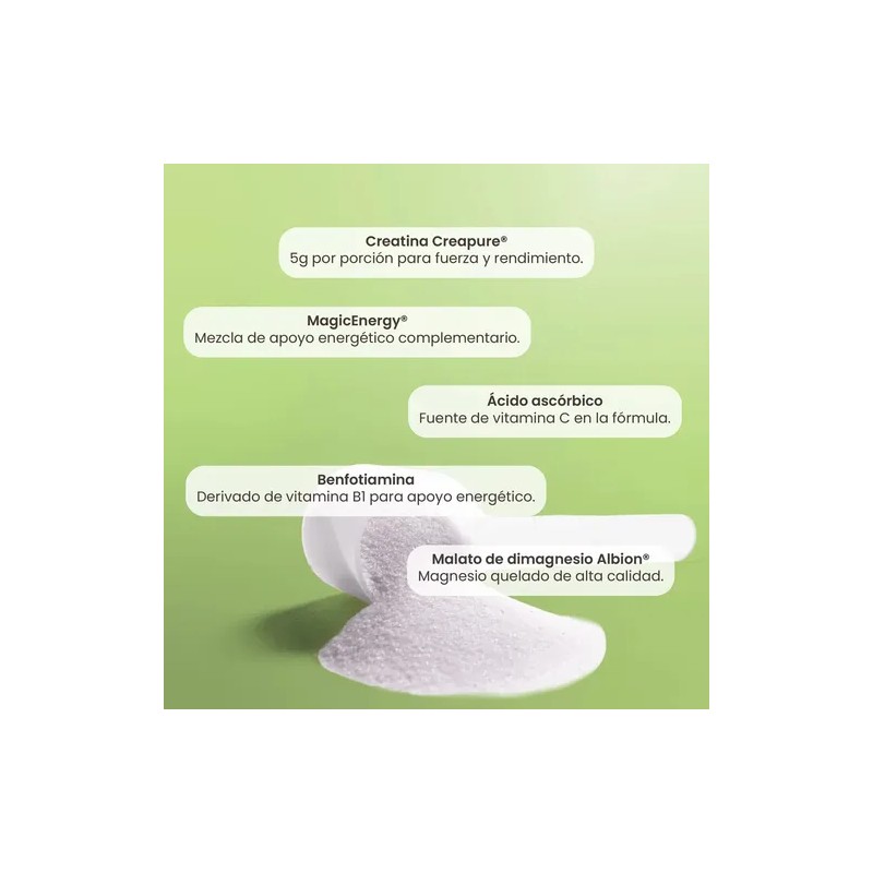 Suplemento En Polvo Creatina Monohidratada Creapure Stronger Sin Sabor