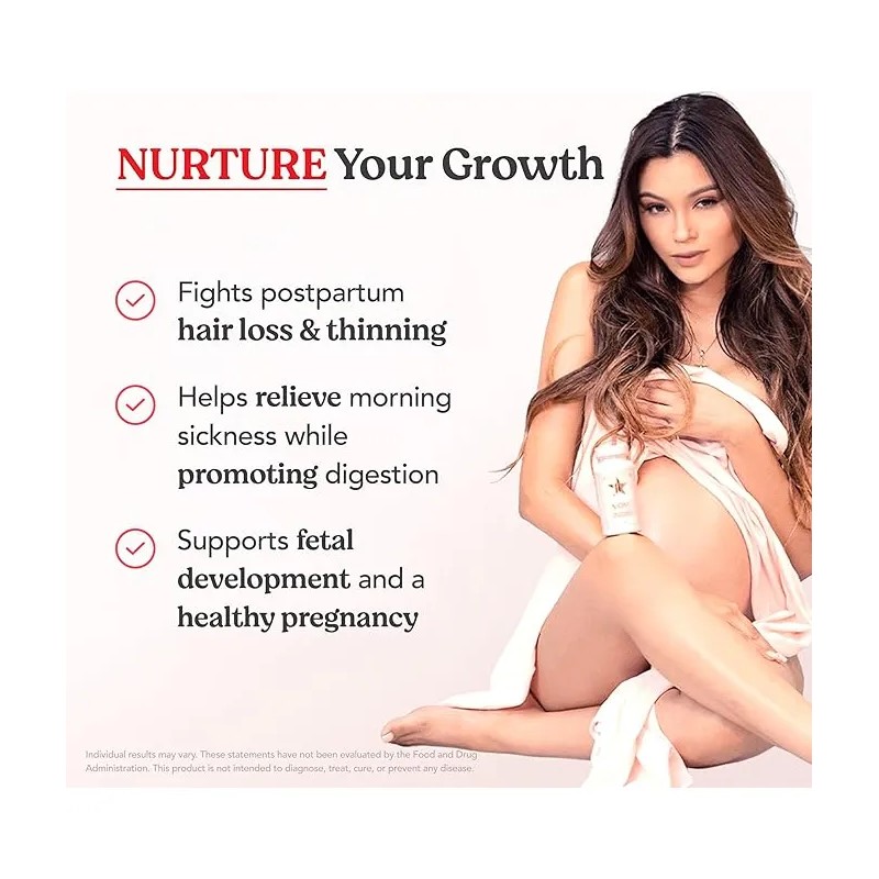 Hairtamin Mom Cpsulas Multivitamnicas Prenatales Y Posnata Sin Sabor