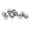 10Pcs Coupling Nut Hex M12 Stainless Steel Rod Connector Nut