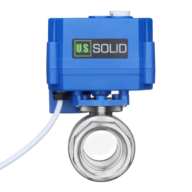 Motorized Ball Valve- 1" Stainless Steel Ball Valve with Manual