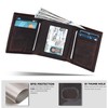 Tri fold Leather Wallet for Men with RFID | Slim