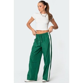 Fauna Nylon Track Pants - Color: GREEN, Size: XS