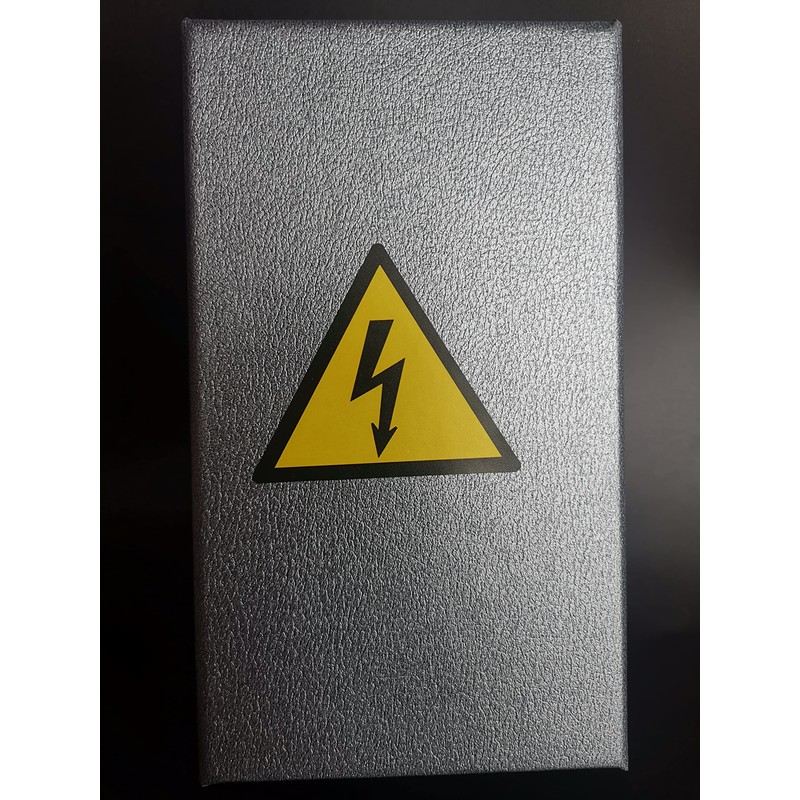 2x1.746 inch 100PCS High Voltage Warning Labels Caution Risk Shock