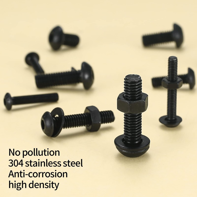 Pack of 780 Allen Screws and Nuts and Washers M3