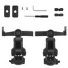 Taktischer Helmschienen Headset Adapter Aufhängung Kopfhörer Halterung drehbar Jagd Headset