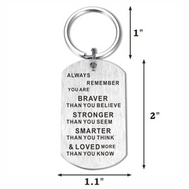 Kisseason Fashion Dog Keychain Inspiratinal Gift Dog Fans Key chain Dog Decor Dog Tag Dog Lover Gift for Women Men Dog Stuff Keychain For Dog Dad Mom